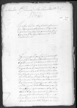 Autos de contas do testamento com que faleceu Maria da Conceição